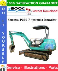 Komatsu PC30-7 Hydraulic Excavator Parts Manual (S/N F10001 and up ...