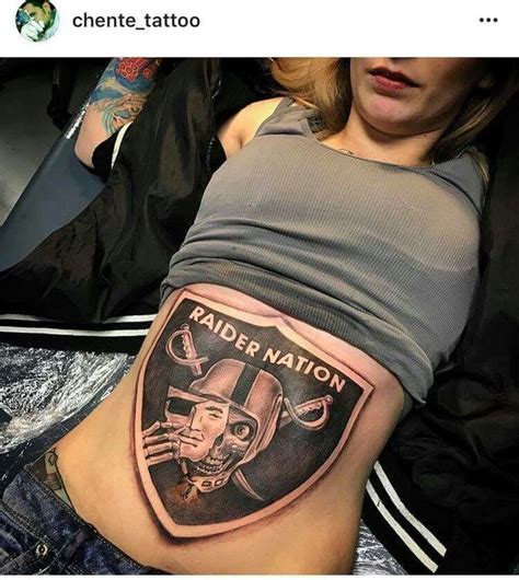 Pin by Ken Williams on INK | Raiders tattoos, Oakland raiders memes ...