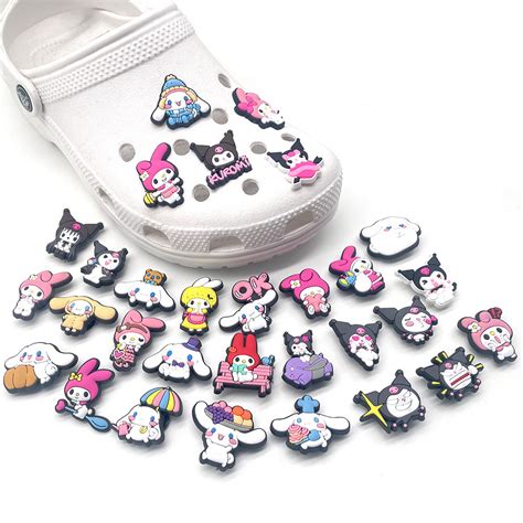 Kuromi Jibbitz Charms Sanrio Shoe Design Buckle Shoe Decor Clog Pin Jibbitz for Shoe DIY ...