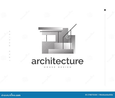 Modern and Futuristic House Logo Design. Black and White House Logo ...