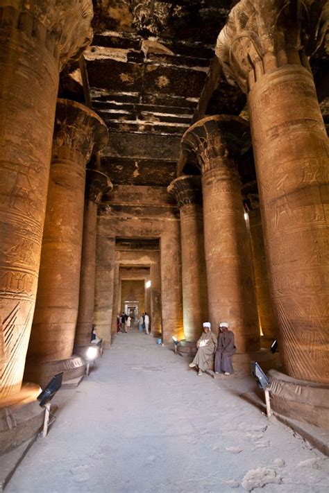 Interior of Edfu Temple | Cool places to visit, Travel around the world, Ancient ruins