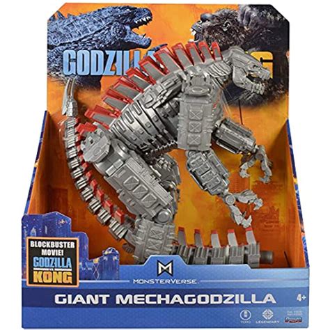 Monsterverse Godzilla vs Kong Giant Mechagodzilla, XL 11" Inches Tall, King Kong Toy Action ...