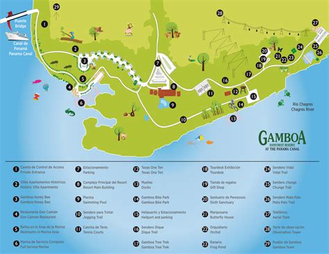 MAP GAMBOA - Gamboa Rainforest Reserve