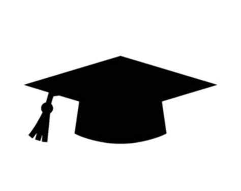 Download High Quality graduation cap clipart black Transparent PNG ...