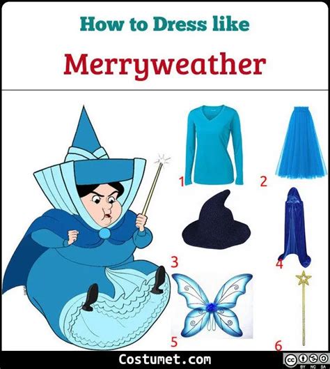 Flora, Fauna & Merryweather (Sleeping Beauty) Costume for Cosplay & Halloween