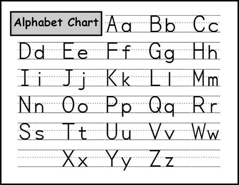 an upper and lowercase alphabet with the letter's capital letters in black ink