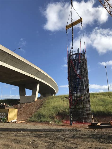 Rebar Cage for a Drilled Shaft in Honolulu, HI : r/Construction