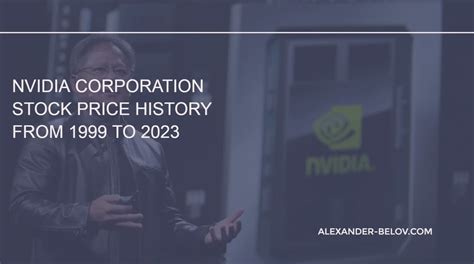 NVIDIA Corporation stock price history from 1999 to 2023