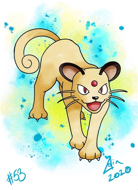 Persian | Pokemon fan art, Pokemon art, Pokemon