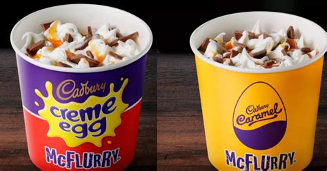 McDonald's is bringing back Creme Egg and Cadbury's Caramel McFlurries ...