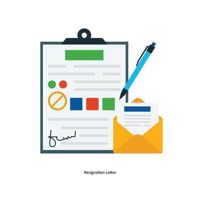 Resignation Letter Vector Art, Icons, and Graphics for Free Download