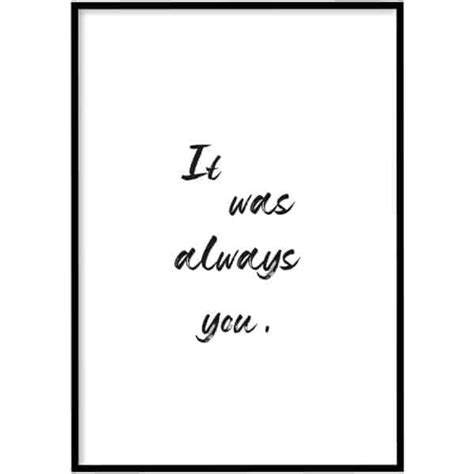 Poster - Always you | Wallll | Snelle Levering Aan Huis | Trouwposter