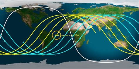 Space Station Orbit Map