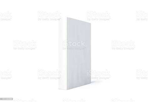 Blank White Large Thick Book Spine Mock Up Stand Isolated Stock Photo ...