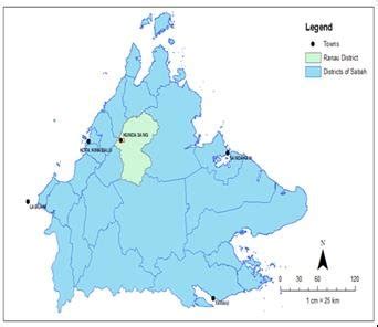 Location of Kundasang, Sabah | Download Scientific Diagram