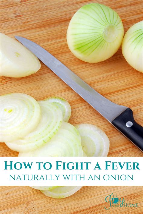 How to Fight a Fever Naturally with an Onion | The Joyfilled Mom | Natural remedies, Cold and ...