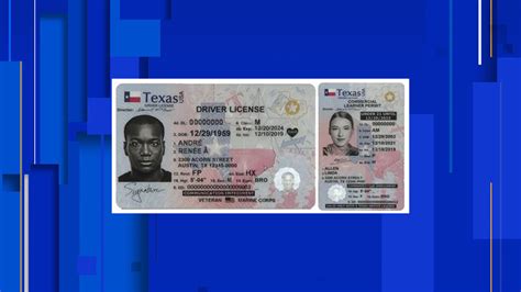 Texas Id Card Template