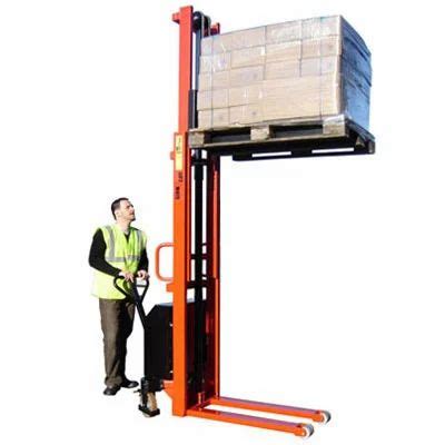 Electric Pallet Stackers, 740mm, Rs 150000 Hi-power Hydraulics | ID: 13059428862