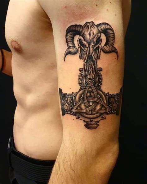 101 Amazing Mjolnir Tattoo Designs You Need To See! | Mjolnir tattoo ...