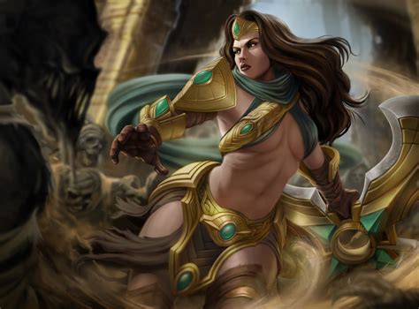 Sivir: The Battle Maiden Fan Art by John Paul Uy on Dribbble