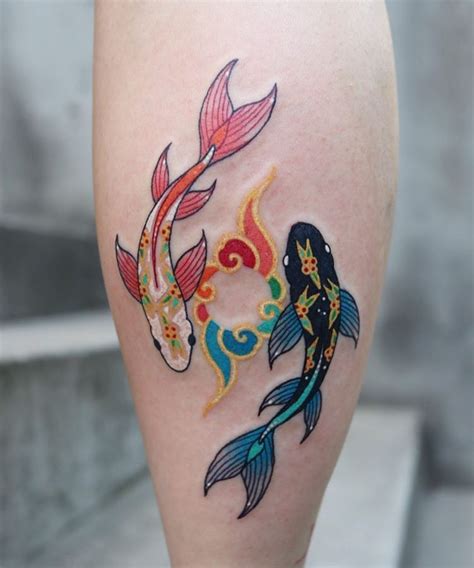 Koi Fish Tattoos with meanings - Body Art Guru