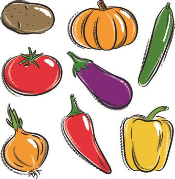 Graphic food drawing vegetable free vector download (96,954 Free vector) for commercial use ...