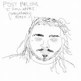 Post Malone Coloring Sheets Coloring Pages sketch template