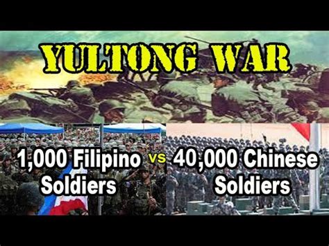 1,000 Filipino na Sundalo tinalo ang 40,000 Chinese na sundalo. Ang ...