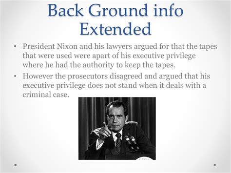 United States v Nixon