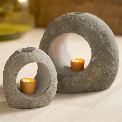 The Spiritual Elegance and Home Décor Marvel of Stone Votive Candle Holders