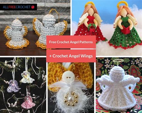 30 Free Crochet Angel Patterns + Crochet Angel Wings | AllFreeCrochet.com