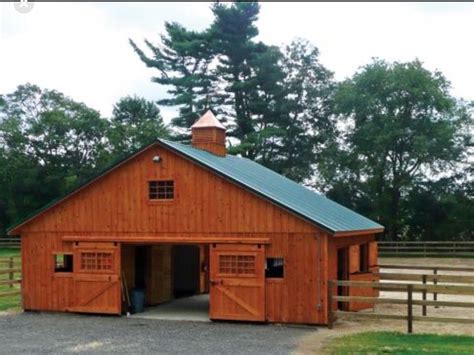 Pin by Gina Jacobs on Barns | Horse barn plans, Horse barns, Barn builders