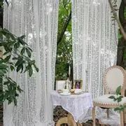 Elegant White Pastoral Lace Curtain For Home Decor - Perfect For ...