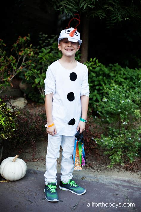 DIY Kids Olaf Costume — All for the Boys