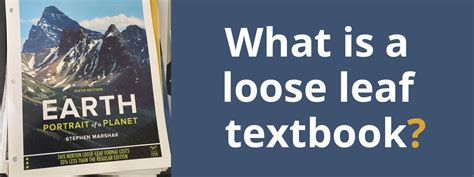 What is a Loose Leaf Textbook? | TextbookRush