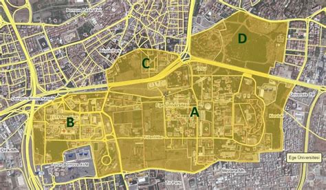 Ege University Campus (wikimapia.org; access date: 04.03.2015 ...