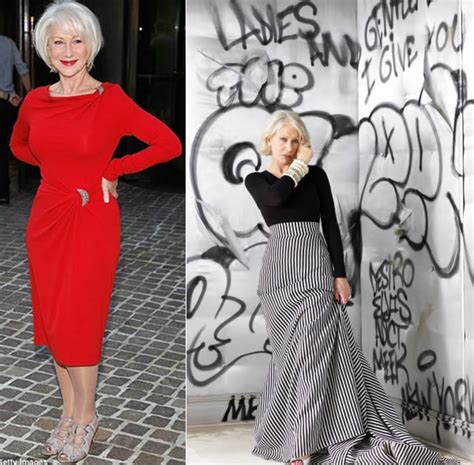 Style icon Helen Mirren - Possibly the best dresses women over 40!