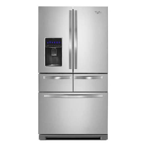 Shop Whirlpool 25.8-cu ft 5-Door French Door Refrigerator with Dual Ice ...