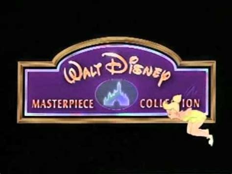 Walt Disney Masterpiece Collection logo (DVD version!) - YouTube