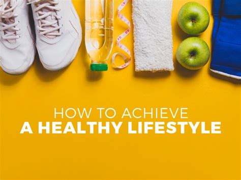 How to achieve a healthy lifestyle - Cybearsonic