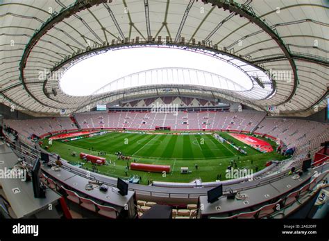 Khalifa International Stadium before World Club Cup Semi Final between Flamengo of Brazil and Al ...