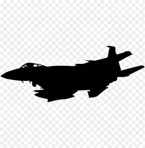 Transparent Figther Plane Side View Silhouette PNG Image - ID 3301 | TOPpng