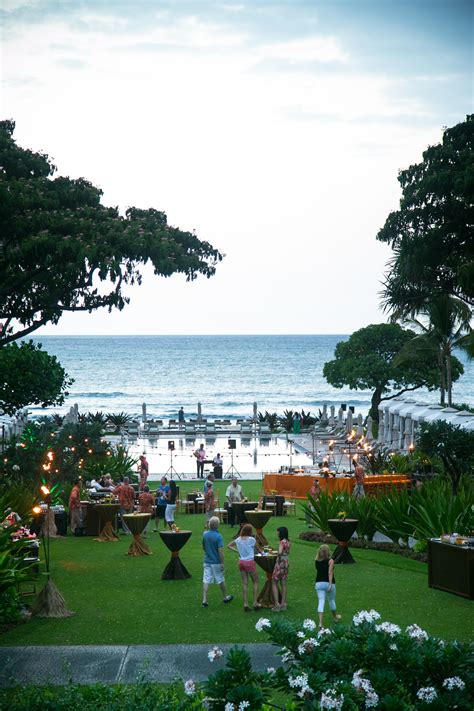 Welcome Reception Beach Tree Lawn Four Seasons Resort Hualalai | Resort, Lawn, Beach