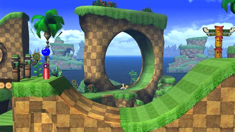 Explore the 3D world of Green hill zone background 3D - images and wallpapers