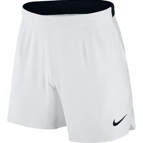 Nike Mens Flex 7 Inch Tennis Shorts - White - Tennisnuts.com