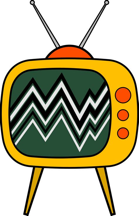 Clipart - Old TV Cartoon