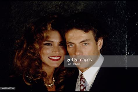 Portrait de Jean Claude Van Damme et son amie Darcy LaPier. | Jean claude van damme, Van damme ...