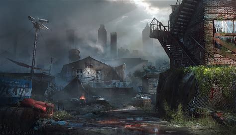 The alley by giaonguyen | Concept Art | 2D | CGSociety | Post apocalyptic art, Zombies ...