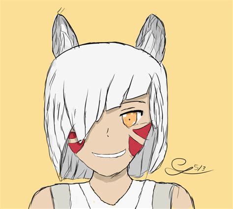 Yumiko Art that i'm too lazy to finish until her launch : r/Brawlhalla