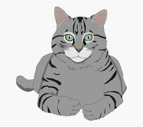 Grey Cat Clipart - Clip Art Grey Cat , Free Transparent Clipart - ClipartKey